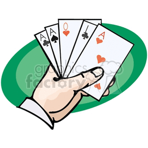   card cards poker playing game games  handcards2.gif Clip Art Entertainment 