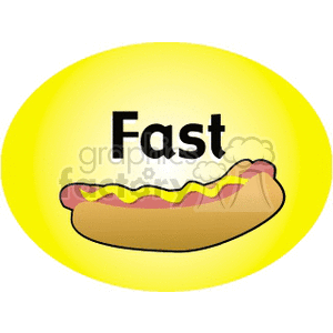   hotdog hotdogs fast junkfood  FOODGROUPS06.gif Clip Art Food-Drink 