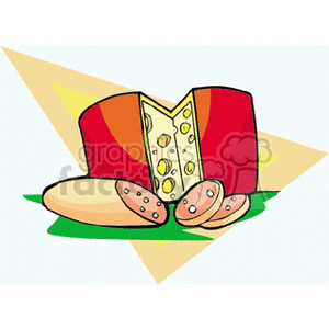 cheesesousage clipart. Royalty-free image # 140457