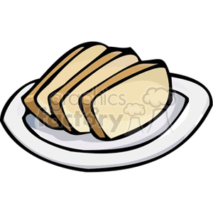   food bread loaf loafs sliced slice slices  bread9.gif Clip Art Food-Drink Bread 