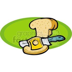   food bread loaf loafs sliced slice slices  broadknife.gif Clip Art Food-Drink Bread 