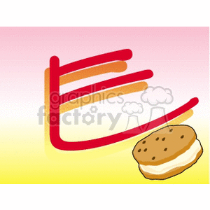   food sweets junkfood chocolate chip cookies cookie Clip Art Food-Drink Candy 