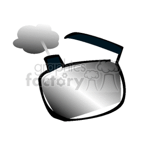   teapot kettle tea boil boiling hot steam water teapots  0630TEAKETTLE.gif Clip Art Food-Drink Drinks 