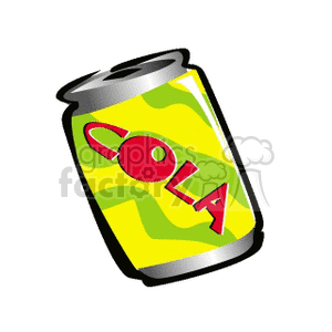 pop cola can cans beverage beverages drink drinks  0630COLA.gif Clip Art Food-Drink Drinks soda cartoon