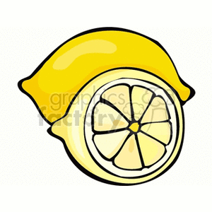   fruit food lemon lemons  lemon3121.gif Clip Art Food-Drink Fruit 