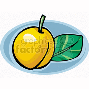 peach clipart. Commercial use image # 142033