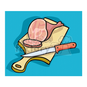   steak beef food cutting board  beef3.gif Clip Art Food-Drink Meat 