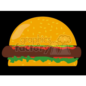   burger burgers hamburger hamburgers cheseburger cheeseburgers sandwich meat beef food  burger.gif Clip Art Food-Drink Meat 
