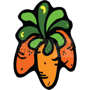 cartoon carrots clipart. Commercial use image # 142394