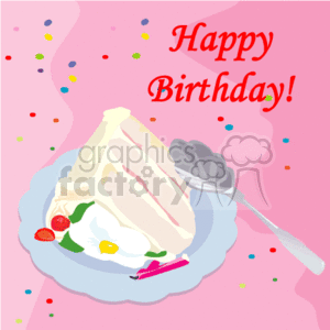   birthday birthdays party parties cake cakes happy  0_birthday005.gif Clip Art Holidays Anniversaries 