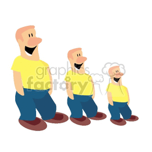 FATHERSDAYTRIO01 clipart. Royalty-free image # 144422