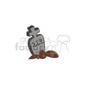 rip_grave_0100 clipart. Royalty-free image # 144721
