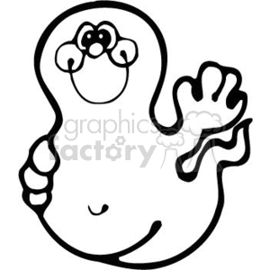  halloween halloweens scary ghost ghosts   ghost008_PRb Clip Art Holidays Halloween Ghosts 