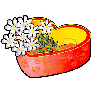  valentines day holidays love hearts heart flower flowers box  box1.gif Clip Art Holidays Valentines Day 