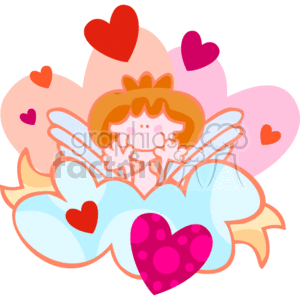   valentines day holidays love hearts heart cupid angel angels  cupid_love-hearts_003.gif Clip Art Holidays Valentines Day 