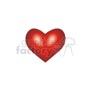 Big red heart clipart. Royalty-free image # 146137
