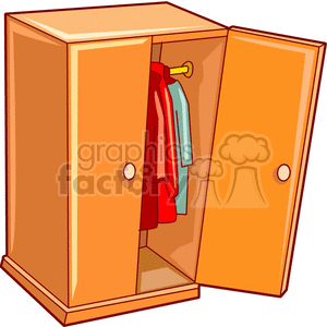 closet201 clipart. Commercial use image # 146535