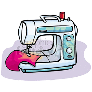   sew sewing machine machines  sewingmachine4.gif Clip Art Household 