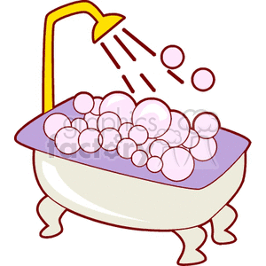 bubble bath clipart. Royalty-free image # 146718