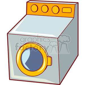 grey clothes dryer  clipart.