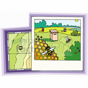 topomap_apiary clipart. Commercial use image # 149164