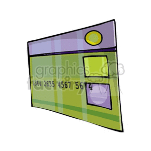 creditcard clipart. Commercial use image # 149762