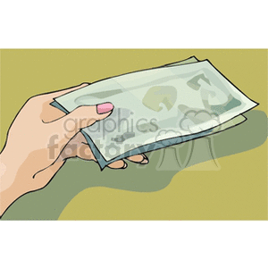 handcash clipart. Royalty-free image # 149828
