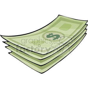 cartoon money clipart. Commercial use image # 149836