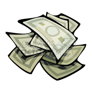 lots of cash clipart. Commercial use image # 149906