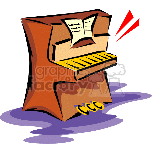 piano_0002 clipart. Commercial use image # 150205