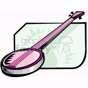   music instruments guitar guitars acoustic banjo banjos  banjo2.gif Clip Art Music Strings 