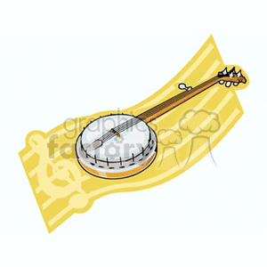   music instruments guitar guitars acoustic banjo banjos  banjo4.gif Clip Art Music Strings 