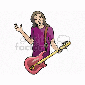 guitarist5 clipart. Royalty-free image # 150617
