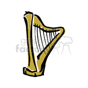 harp clipart. Royalty-free image # 150625