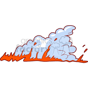 clipart - wildfire .