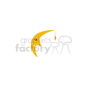 moon_sky_002 clipart. Commercial use image # 150910