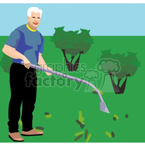   gardening gardens garden guy man cutting the grass weed wacker landscaper landscaping  landscaping004.gif Clip Art Nature Landscaping 