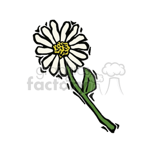 daisyflower clipart. Commercial use image # 152004