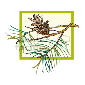 pinebranch1212 clipart. Royalty-free image # 152235