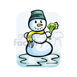 melting snowman clipart #152568 at Graphics Factory.
