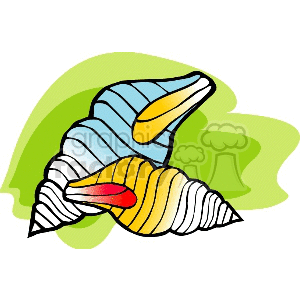 colorful seashells clipart. Royalty-free image # 153637