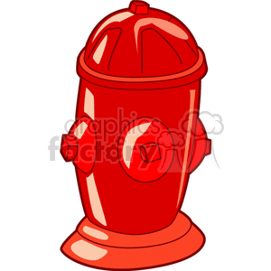 clipart - red fire hydrant.