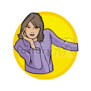 businesswoman2 clipart. Commercial use image # 153915