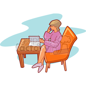 businesswoman301 clipart. Royalty-free image # 153919