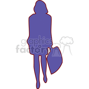   saleslady women lady girl girls business suits working breifcase breifcases silhouette silhouettes  businesswoman307.gif Clip Art People 