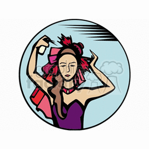 girl9131 clipart. Royalty-free image # 154395