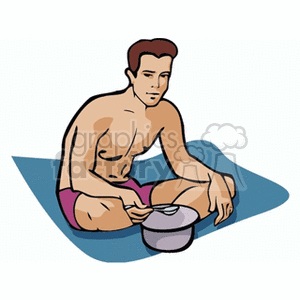 outdoorman clipart. Commercial use image # 154739