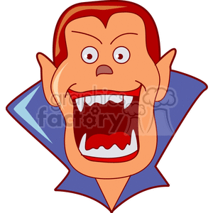 cartoon vampire clipart. Commercial use image # 155019