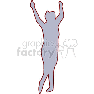   congratulations happy people silhouette silhouettes Clip Art People 
