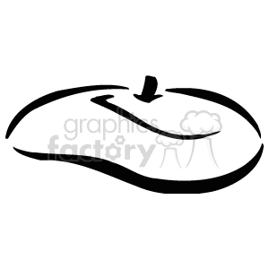  artist art pillow artist cap hat black and white  Art005_bw Clip Art People Artists 